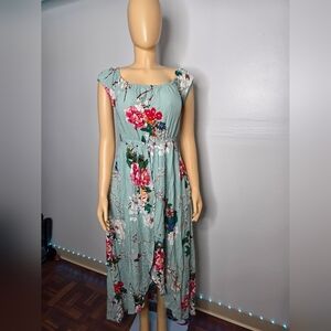 Biubiu Floral Print Women's Dress Size XL